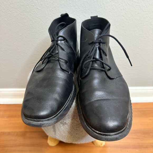 Cole Haan Men's 2.ZeroGrand Chukka Boot Black  Size 12 - Picture 2 of 7